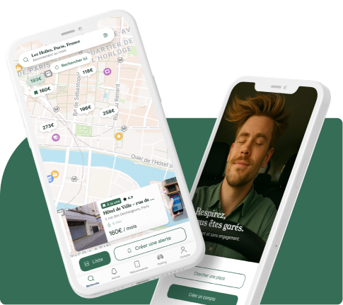 Overzicht van de Zenpark mobiele app